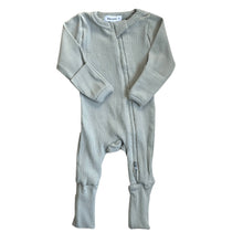 Load image into Gallery viewer, Organic Ribbed Romper - Sage
