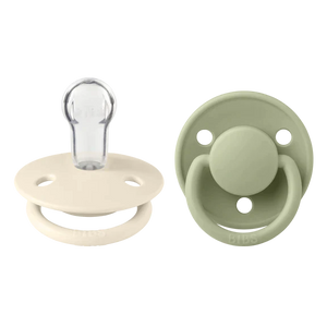BIBS De Lux (Silicone) - Ivory/Sage | 2 pack