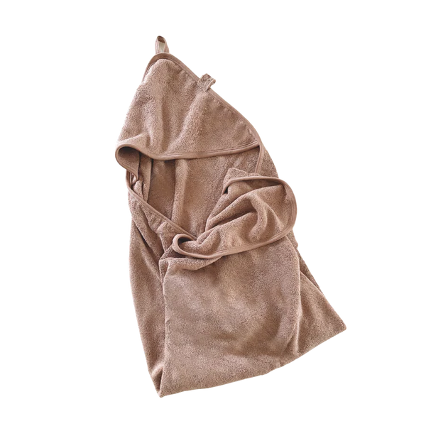 Baby Hooded Towel - Terracotta