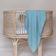 Load image into Gallery viewer, Organic Cotton + Bamboo Swaddle - Solid Colours
