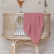 Load image into Gallery viewer, Organic Cotton + Bamboo Swaddle - Solid Colours
