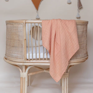 Organic Cotton + Bamboo Swaddle - Solid Colours