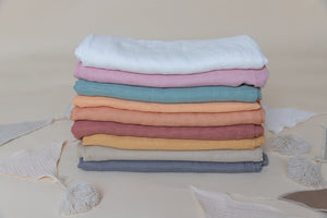 Organic Cotton + Bamboo Swaddle - Solid Colours