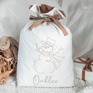 Santa Sack (fabric tie)