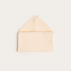 Organic Hooded Towel - Buttermilk