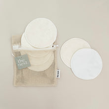 Load image into Gallery viewer, Reusable Bamboo Breast Pads - 6 pack
