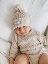 Load image into Gallery viewer, Bubble Knit Romper - Sand
