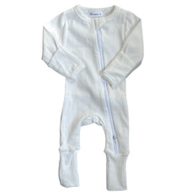 Load image into Gallery viewer, Organic Ribbed Romper - Vanilla
